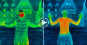 thermal imaging camera shows how much heat you lose in cold weather thermal imaging camera shows how much heat you lose in cold weather