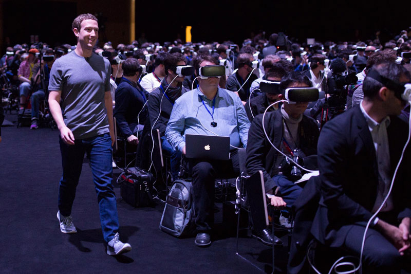 zuckerberg vr smiling Picture of the Day: I For One Welcome Our New...