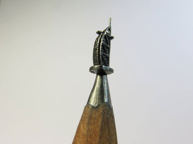 alphabet carved into mechanical pencil lead by chien chu lee (12)