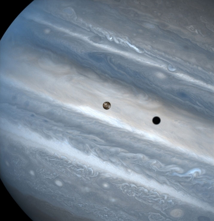 Picture of the Day: Jupiter's Moon Io Casts a Shadow as It Transits Jupiter