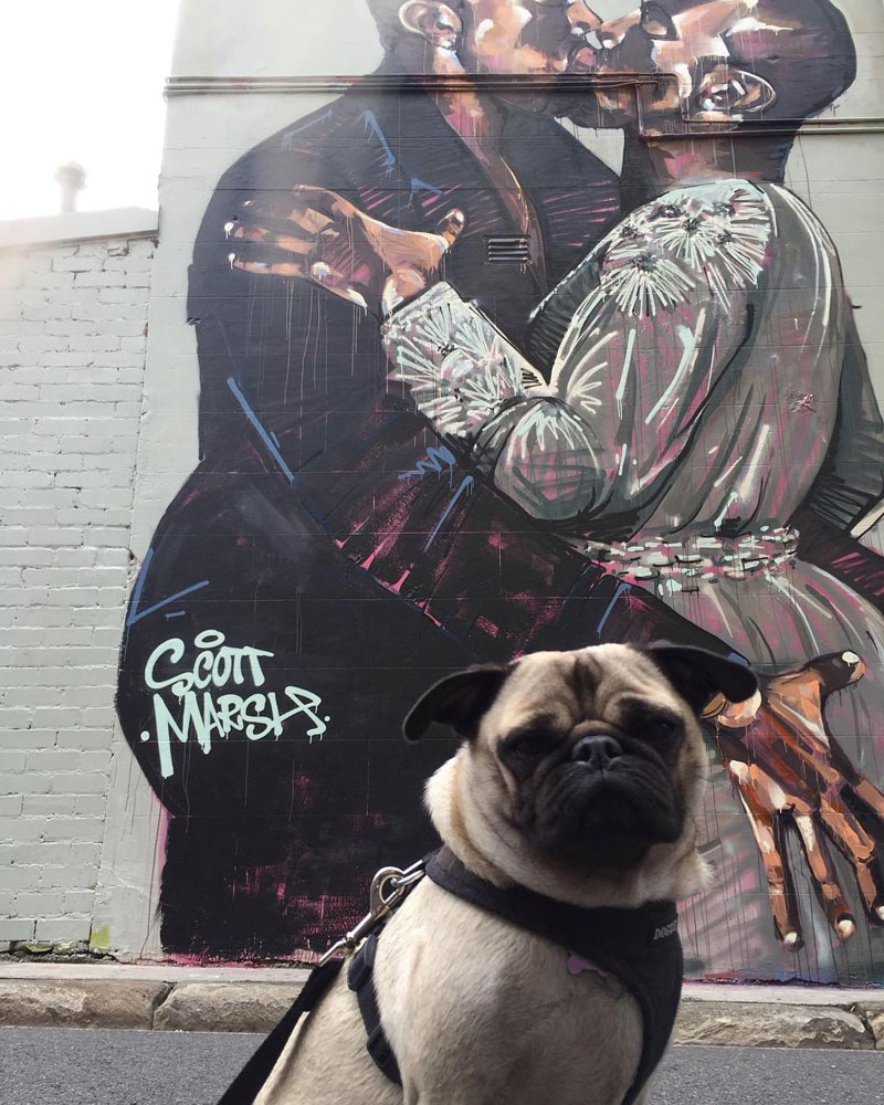 Aussie Artist Spray Paints Giant Mural of the ‘Kanye Loves Kanye’ Meme