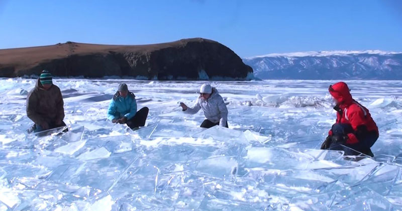 Musicians Turn a Frozen Lake in Siberia Into a Giant Instrument