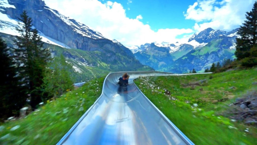 Take a Ride on a Switzerland Mountain Coaster