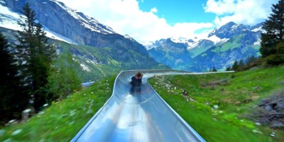 Take a Ride on a Switzerland Mountain Coaster
