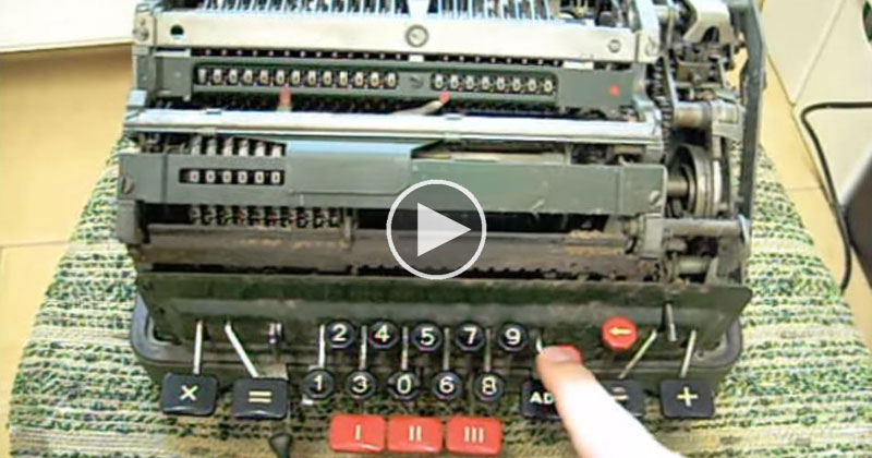 This Is What Happens When You Divide By 0 With A Mechanical Calculator