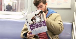 guy goes on subway with fake book covers and records peoples reactions guy goes on subway with fake book covers and records peoples reactions