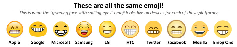 How the Same Emoji Varies Across Platforms (2)