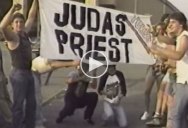 In 1986 Two Guys Filmed the Parking Lot Scene Outside a Judas Priest Concert and It’s Amazing