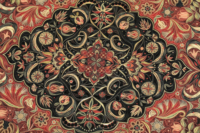 paper filigree quilling oriental rugs by lisa nilsson (5)