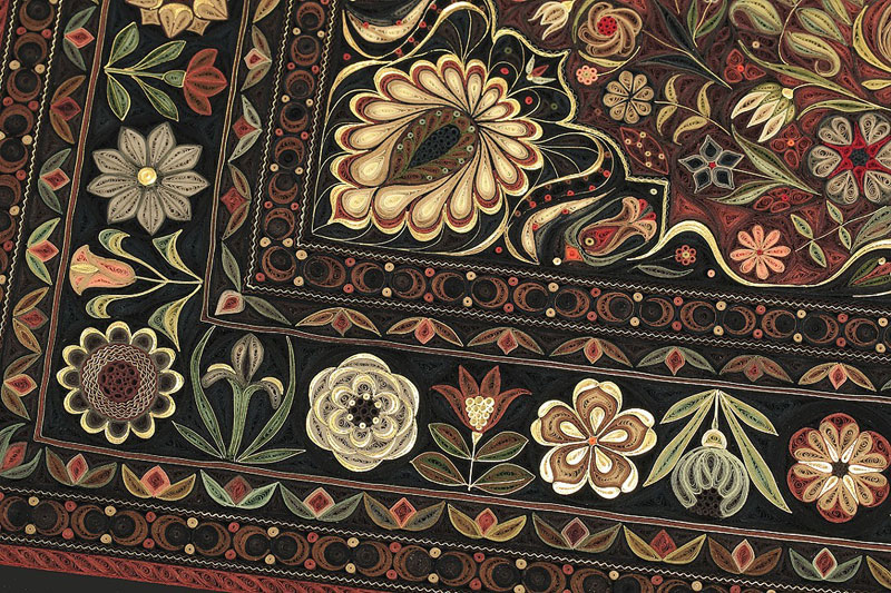 These Oriental Rugs are Actually Made of Strips of Rolled Paper » TwistedSifter