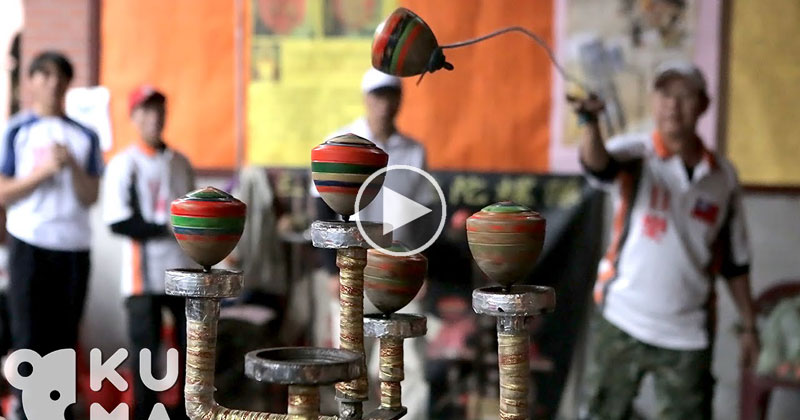 So Throwing Spinning Tops is a Thing and These Guys are Amazing at It!