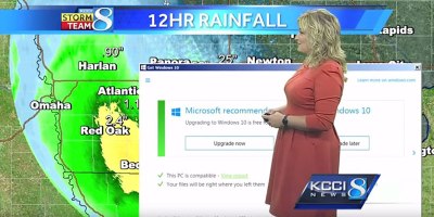 The Windows 10 Update Pop-Up is Now Interrupting Weather Reports