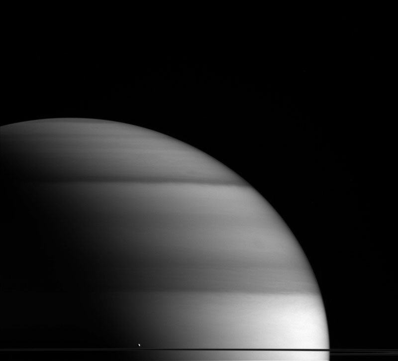 saturns little water world Picture of the Day: Saturns Little Water World