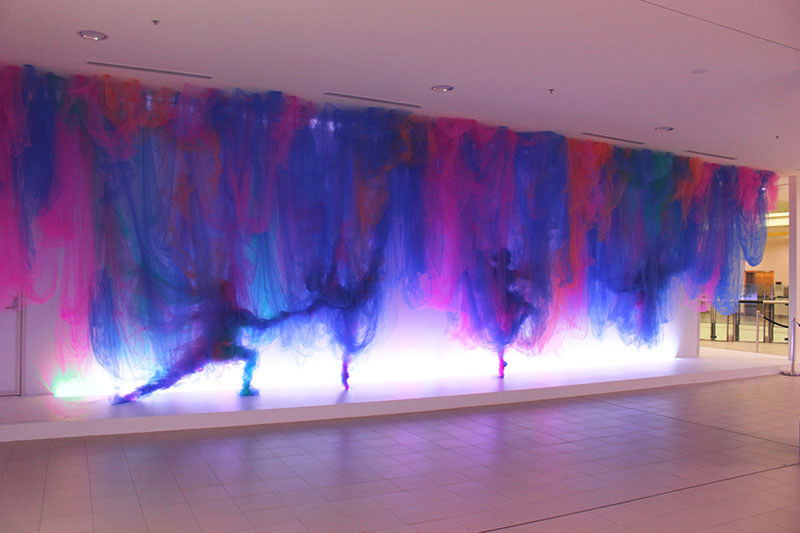 Tulle Installation 'The Dance' by Benjamin Shine (5)