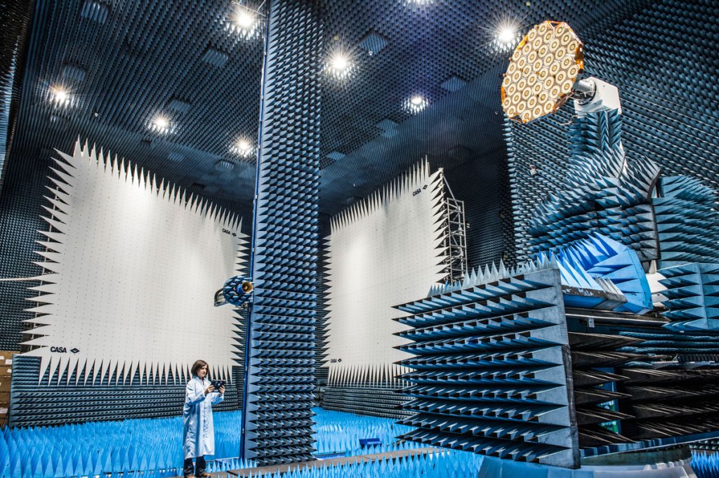 Picture of the Day: The Room Where Satellites Get Tested