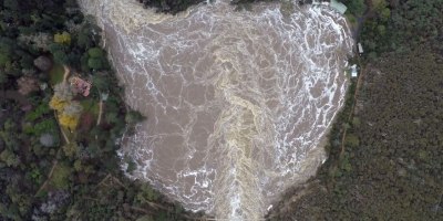Drone Captures the Relentless Power of Floods from Above