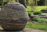 Amazing Dry Stone Garden Spheres by Devin Devine