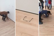 Guy Puts His Glasses on the Museum Floor and People Thought It Was Art