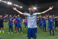Iceland’s Viking Chant with Fans After Beating England is Awesome