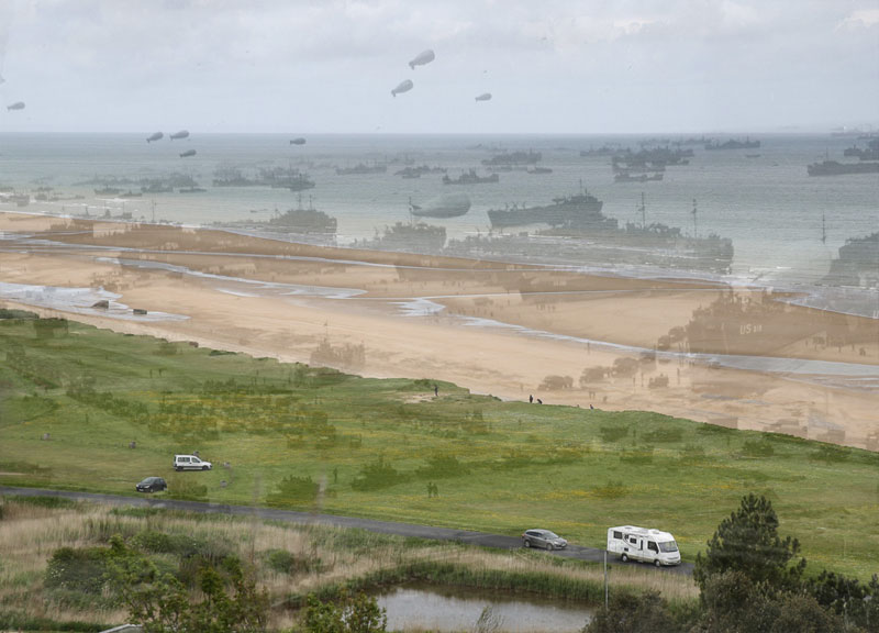 This Then and Now Photo of Omaha Beach, Normandy Gave Me Chills