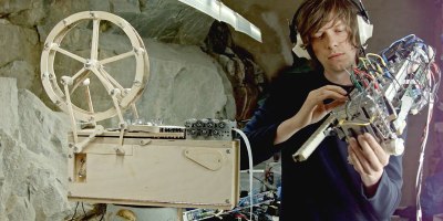 Artist Builds Custom Music Box and Modular Synth Violin to Play Song He Wrote