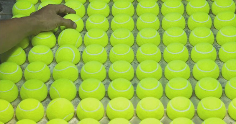 How a Tennis Ball is Made