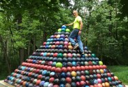Picture of the Day: 1,785 Bowling Ball Pyramid