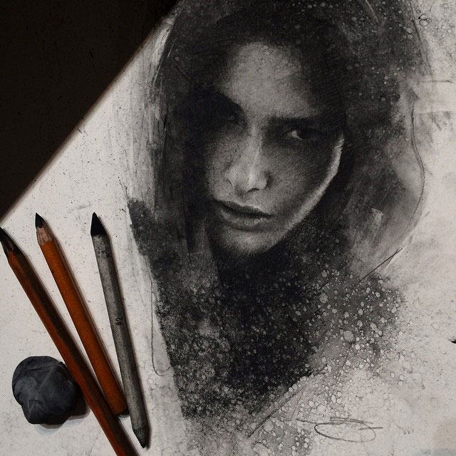 Stunning Charcoal Drawings on Paper by Casey Baugh » TwistedSifter