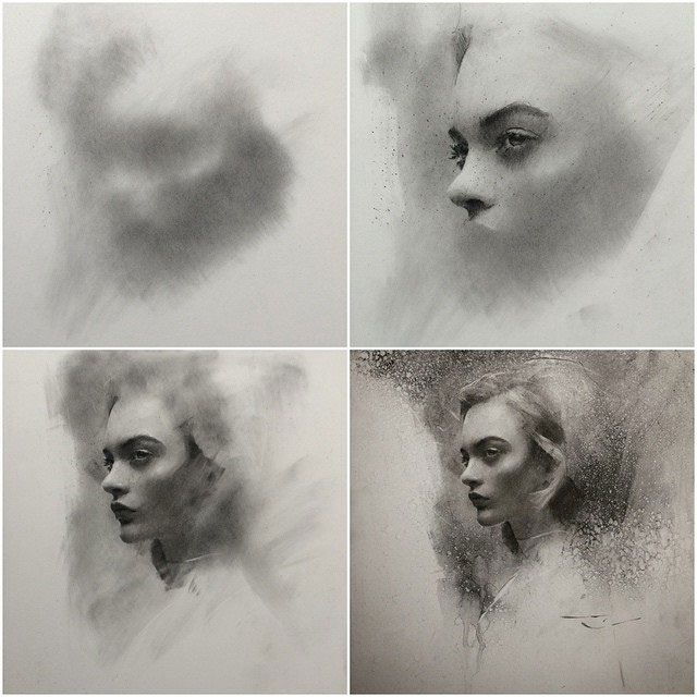 Stunning Charcoal Drawings on Paper by Casey Baugh » TwistedSifter