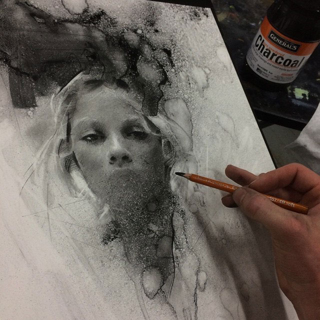 Stunning Charcoal Drawings on Paper by Casey Baugh » TwistedSifter