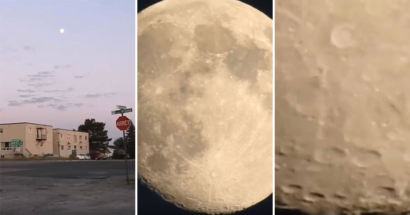 Digital Camera Zooms In On the Moon
