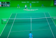 The Olympic Tennis Finals Were Played on a Giant Green Court, the Internet Knew What To Do