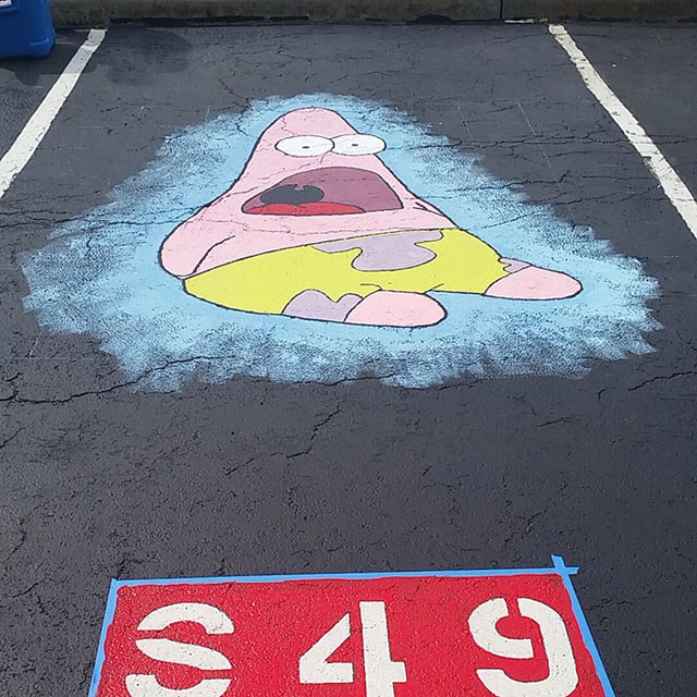 High Schools Let Their Seniors Paint Their Parking Spots (7)