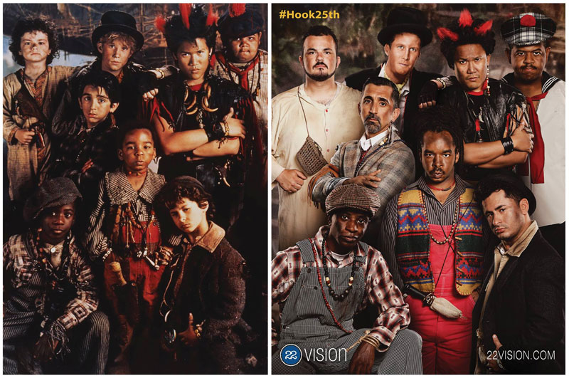 lost boys from hook 25 years later then and now side by side comparison 22 vision The Lost Boys from Hook 25 Years Later