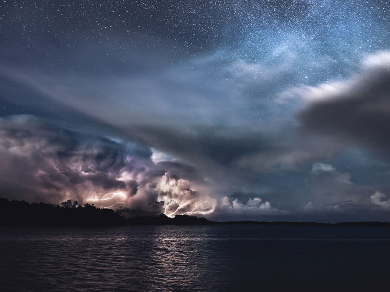 Picture of the Day: Stars and Storms in Kasnas, Finland
