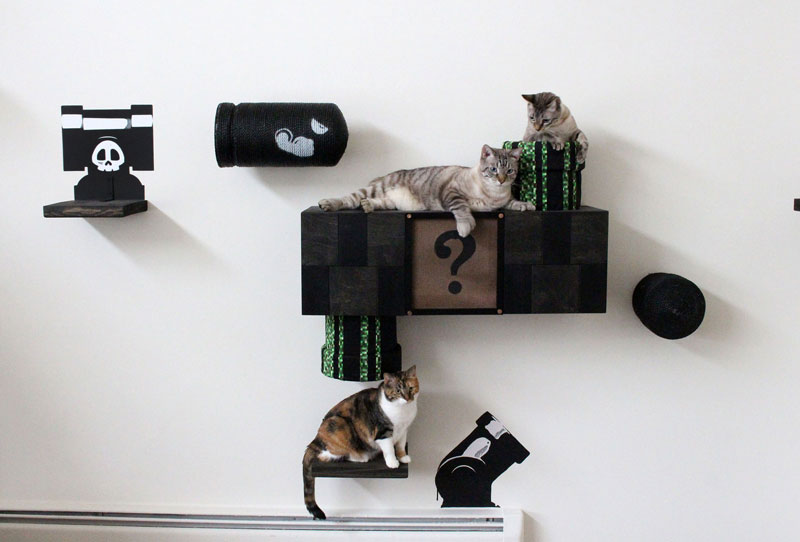 super mario cat furniture by catastrophic creations (4)
