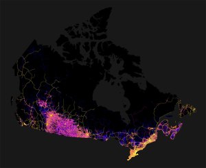 canada mapped by trails roads streets and highways by robbi bishop taylor 1 canada mapped by trails roads streets and highways by robbi bishop taylor 1