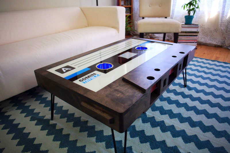 These Retro Cassette Tape Coffee Tables are Awesome » TwistedSifter