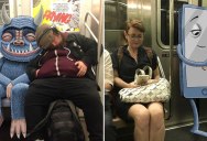 This Guy Doodles on His iPad During His Daily Commute on the NYC Subway
