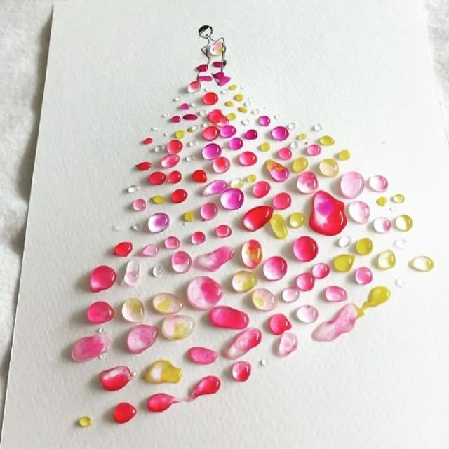 watercolor gowns by jaesuk kim instagram (10)