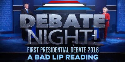A Bad Lip Reading of the First Presidential Debate