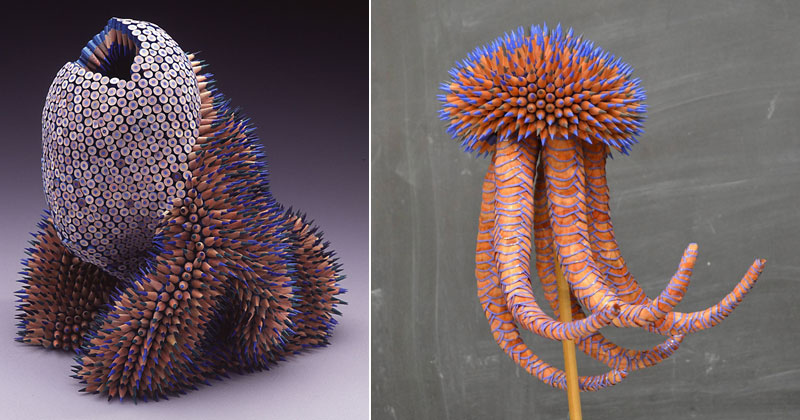 Jennifer Maestre Turns Ordinary Pencils Into Otherworldly Sculptures
