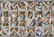 A Flattened View of the Incredible Sistine Chapel Ceiling