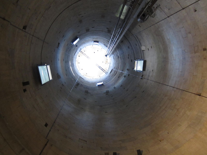 the inside of the leaning tower of pisa Picture of the Day: The Inside of the Leaning Tower of Pisa