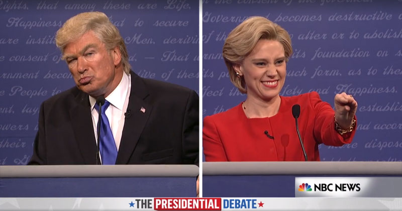 SNL Recreates the Trump-Clinton Debate
