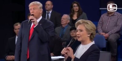 Somebody Dubbed the Dirty Dancing Theme Song to the Debate and It's Amazing