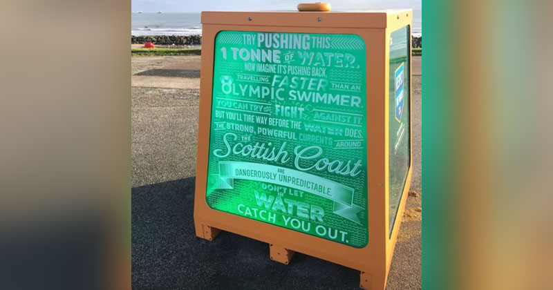 This Beach Found a Clever Way to Promote Water Safety