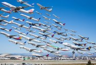 These Composites of Planes Taking Off and Landing Show How Connected the World Is