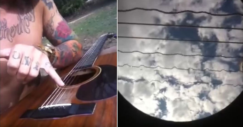 An Acoustic Rendition of Metallica's Nothing Else Matters from the Inside of a Guitar
