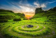 Picture of the Day: Sunset at Fairy Glen, Isle of Skye